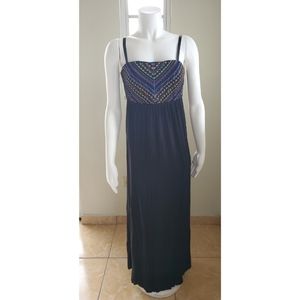 Black Tribal Maxi Dress